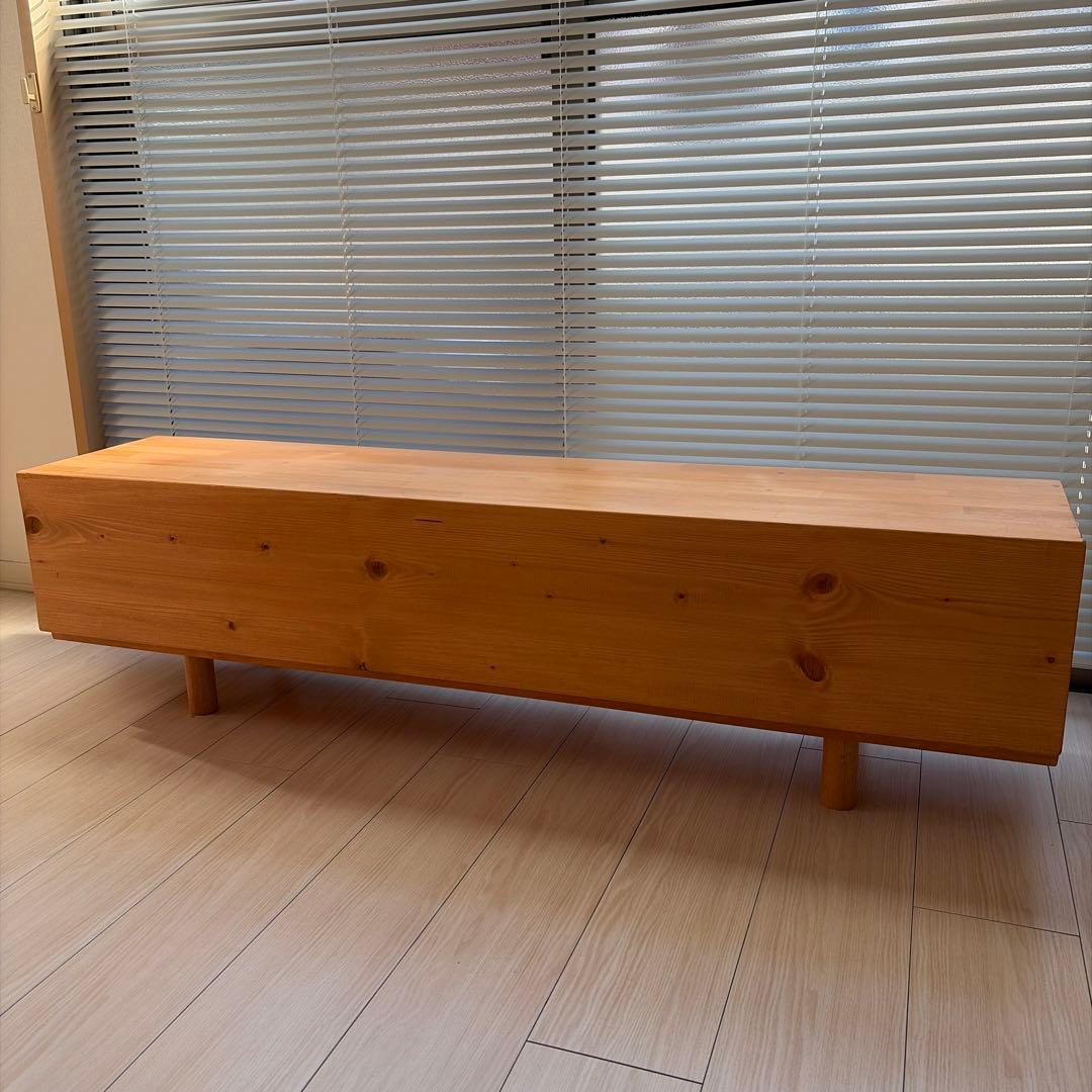 テレビボード　チーク　テレビ台　木製　TV woodboard 134cm