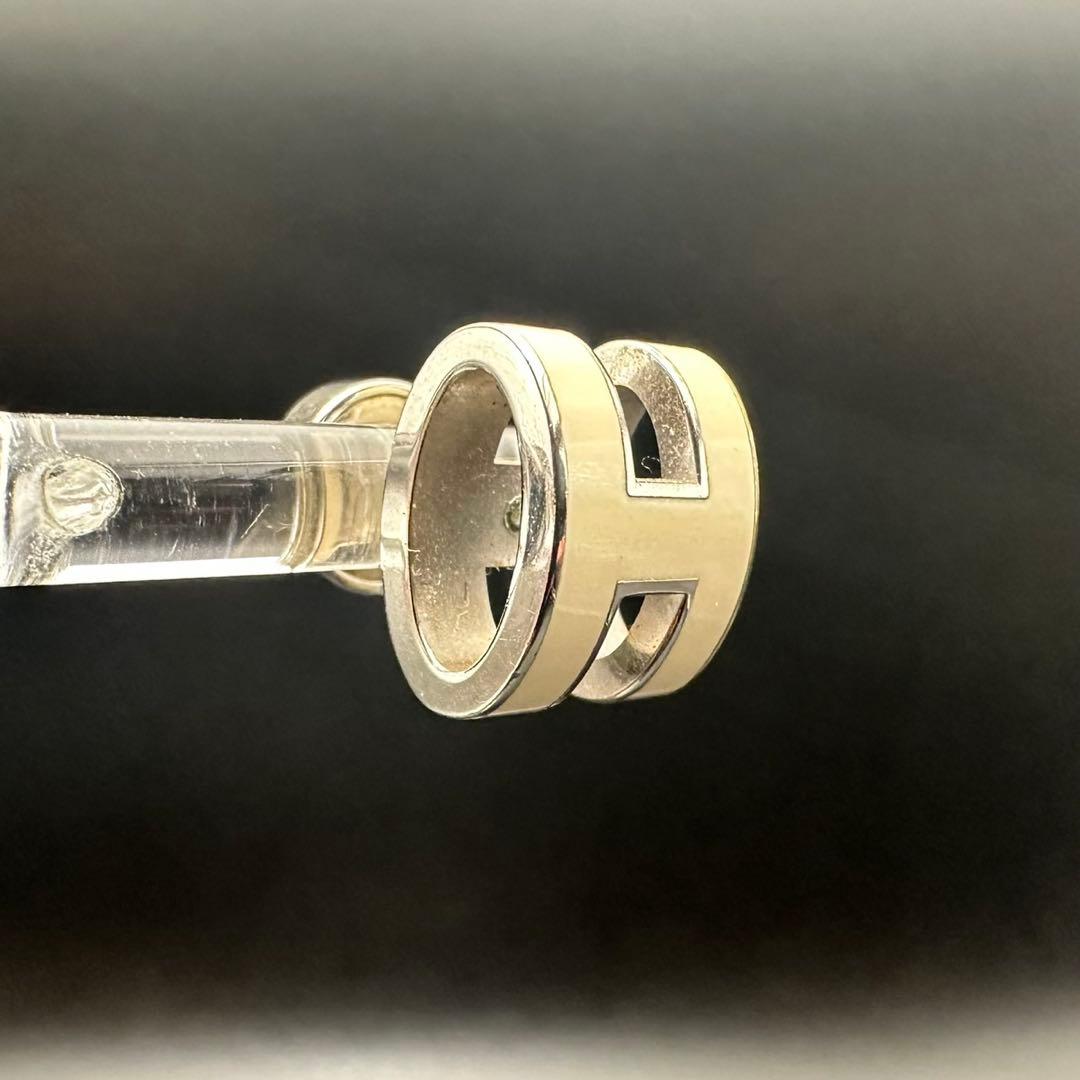 極美品✨　エルメス　HERMES　ピアス　ミニポップ　H型　1645