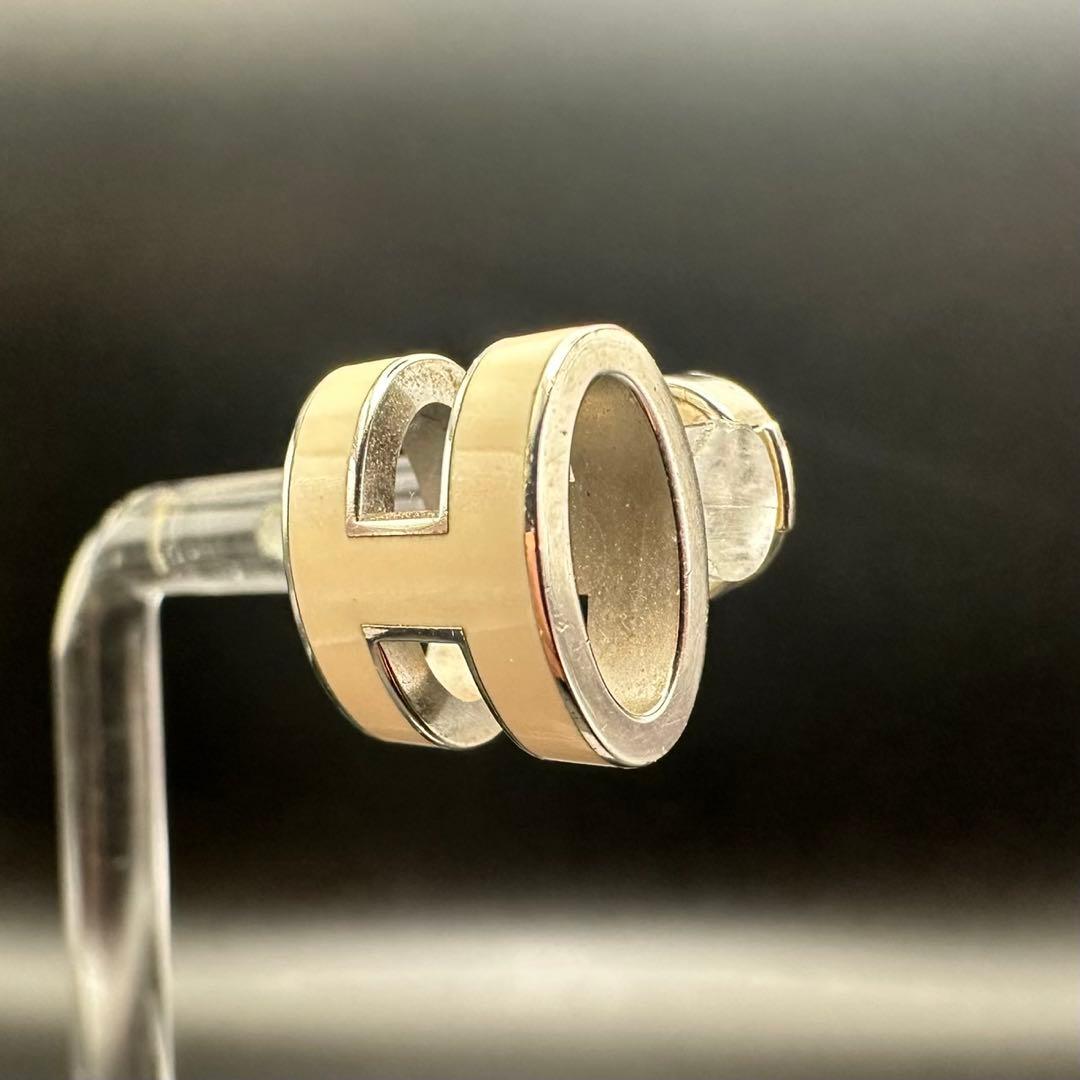 極美品✨　エルメス　HERMES　ピアス　ミニポップ　H型　1645
