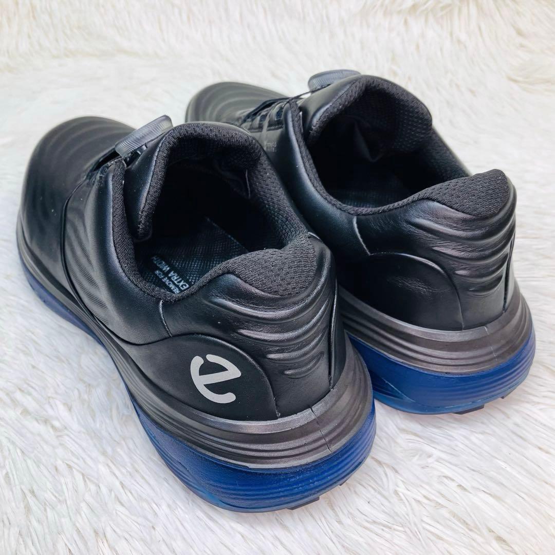【極美品】ECCO 43 エコーゴルフ　ブラックGOLF LT1 BOA ボア