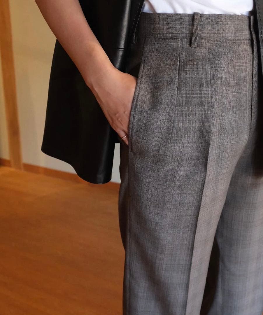 【24ss】MAATEE&SONS 永遠SLACKS pinhead size1