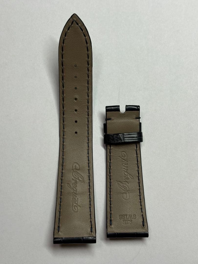 専用！ブレゲ ネイビー クロコベルト 幅21mm 美品