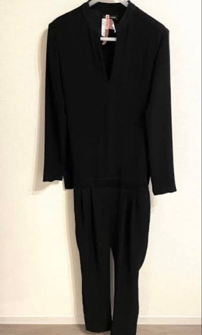 YOKO CHAN オールインワン/バックスリットジャンプスーツ/38