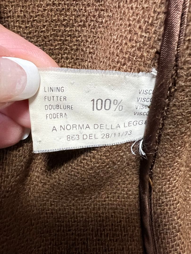 激レア！ヴァンテージINVERTERE ブラウン ダッフルコート 40 難あり