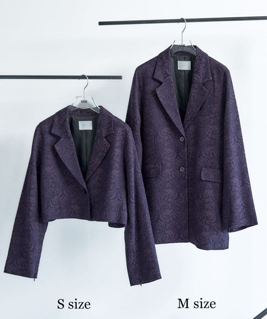 VINTAGEジャガード2WAYジャケット(HARE)