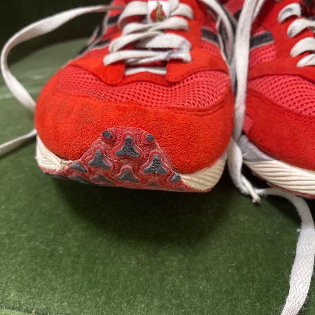 ASICS TARTHER JAPAN ランニングシューズ レッド　サイズ28