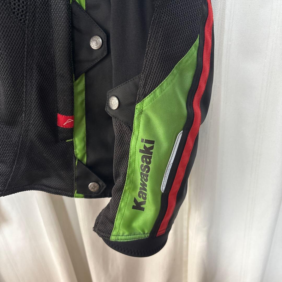 美品　希少　レア品　カワサキ　クシタニ　コラボ　メッシュ　ライダースジャケット