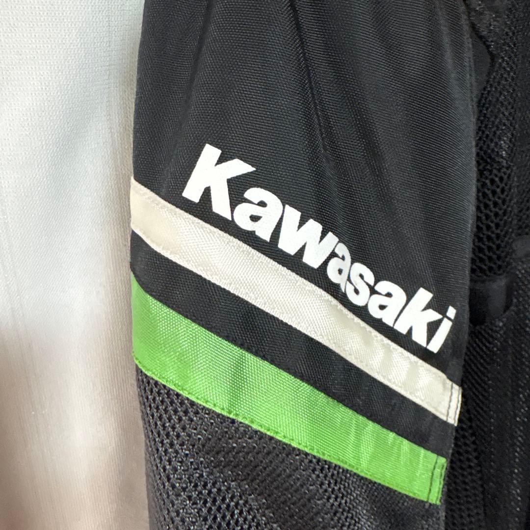 美品　希少　レア品　カワサキ　クシタニ　コラボ　メッシュ　ライダースジャケット