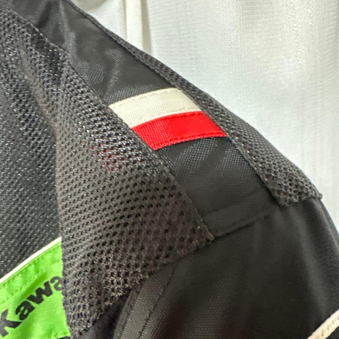 美品　希少　レア品　カワサキ　クシタニ　コラボ　メッシュ　ライダースジャケット