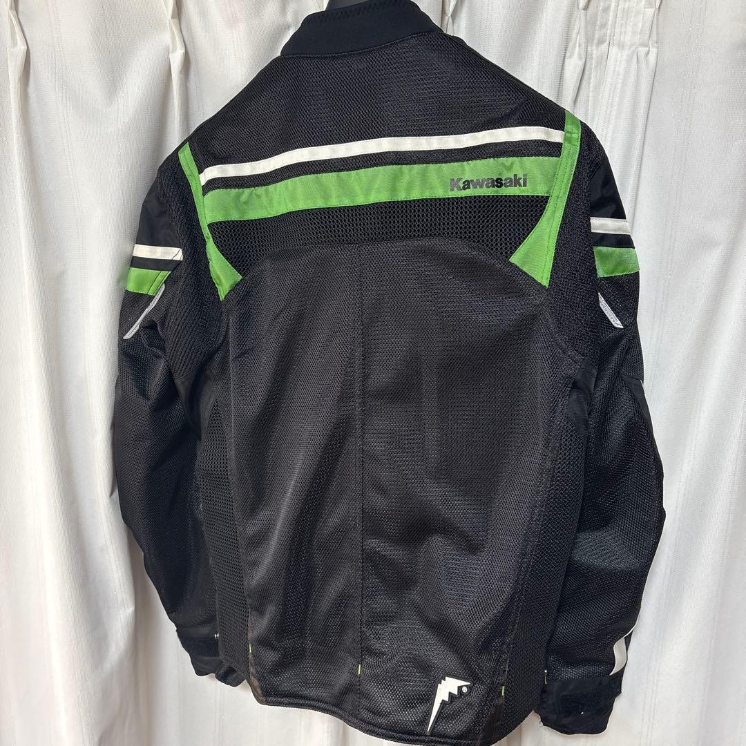美品　希少　レア品　カワサキ　クシタニ　コラボ　メッシュ　ライダースジャケット