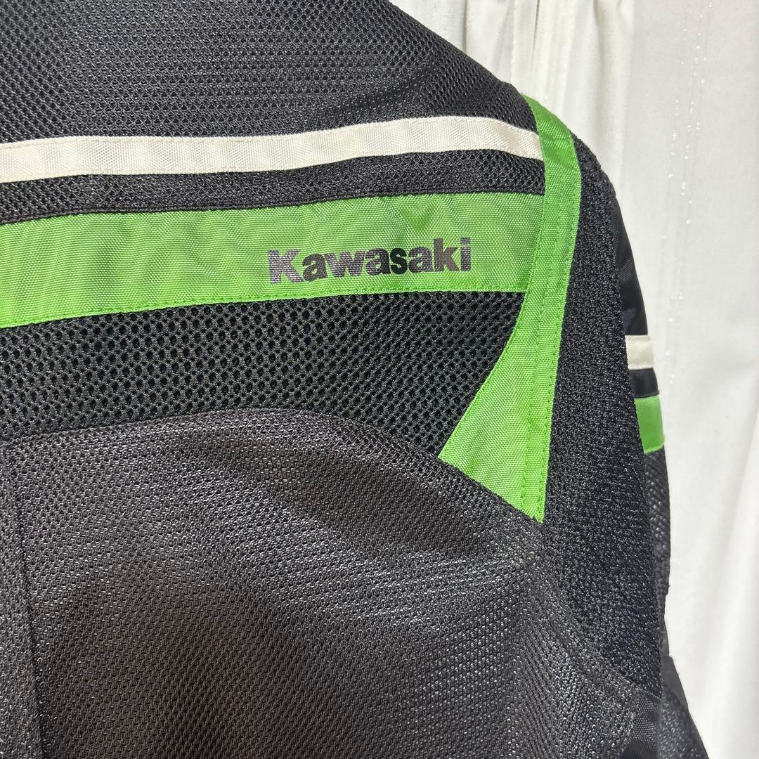 美品　希少　レア品　カワサキ　クシタニ　コラボ　メッシュ　ライダースジャケット