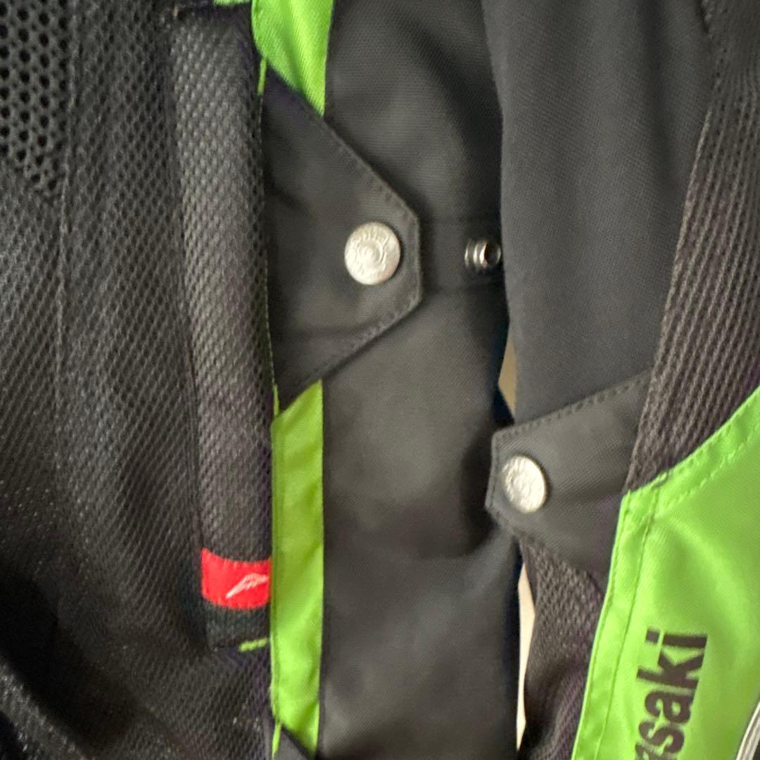 美品　希少　レア品　カワサキ　クシタニ　コラボ　メッシュ　ライダースジャケット