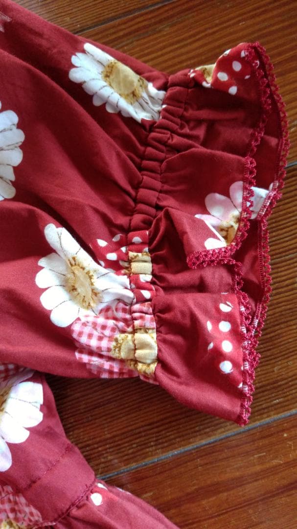 ピンクハウス　ひな菊コサージュpt.チュニック　2024　アカ