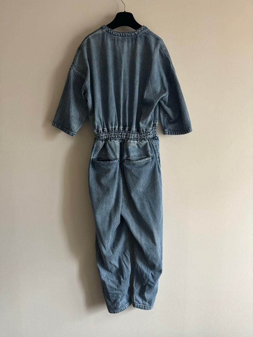 サードマガジン　third magazine 10ozデニムオールインワン