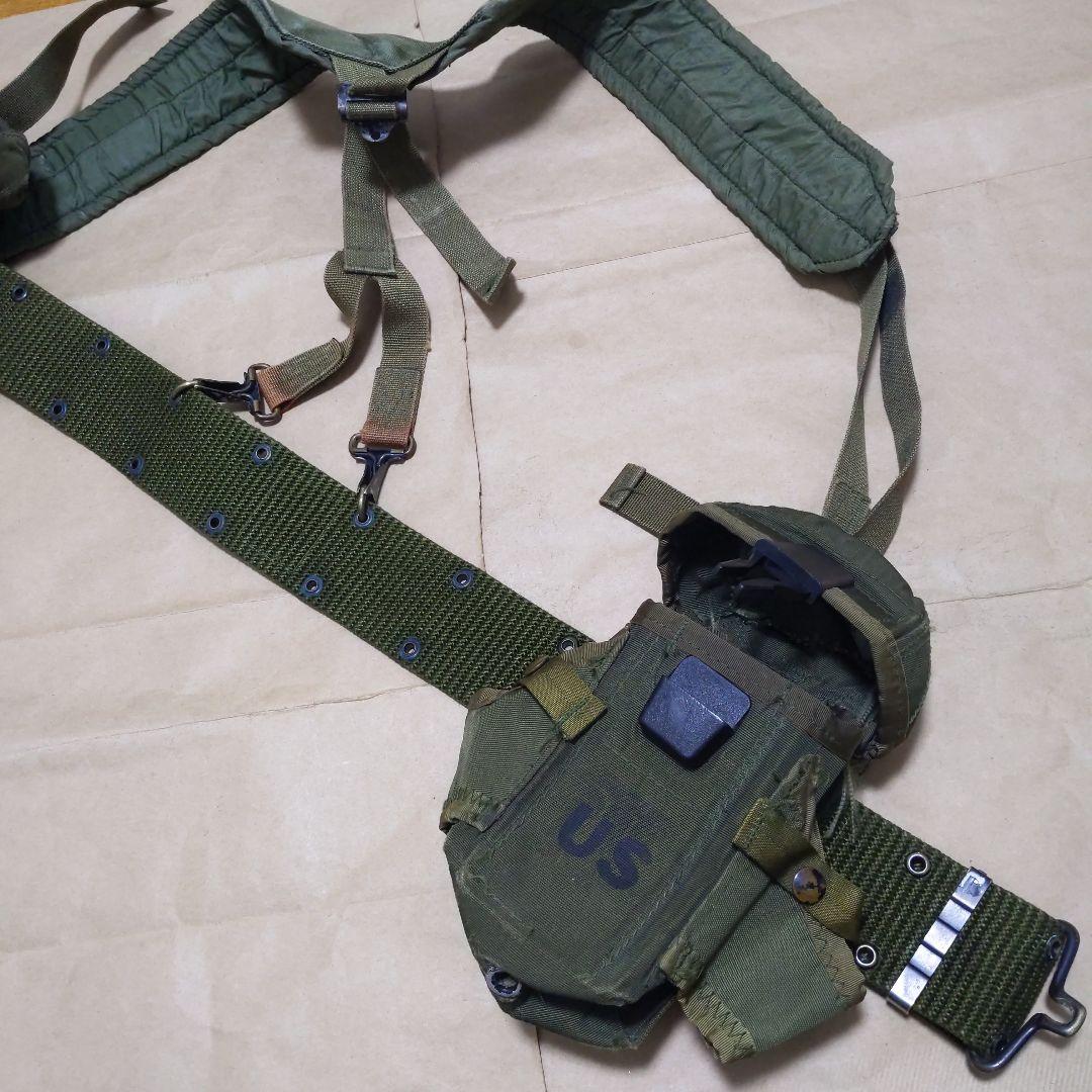 アメリカ軍 ALICE装備LC-1 ベルト/サスペンダー/ポーチ 実物放出中古品