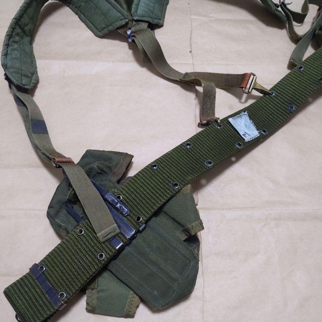 アメリカ軍 ALICE装備LC-1 ベルト/サスペンダー/ポーチ 実物放出中古品