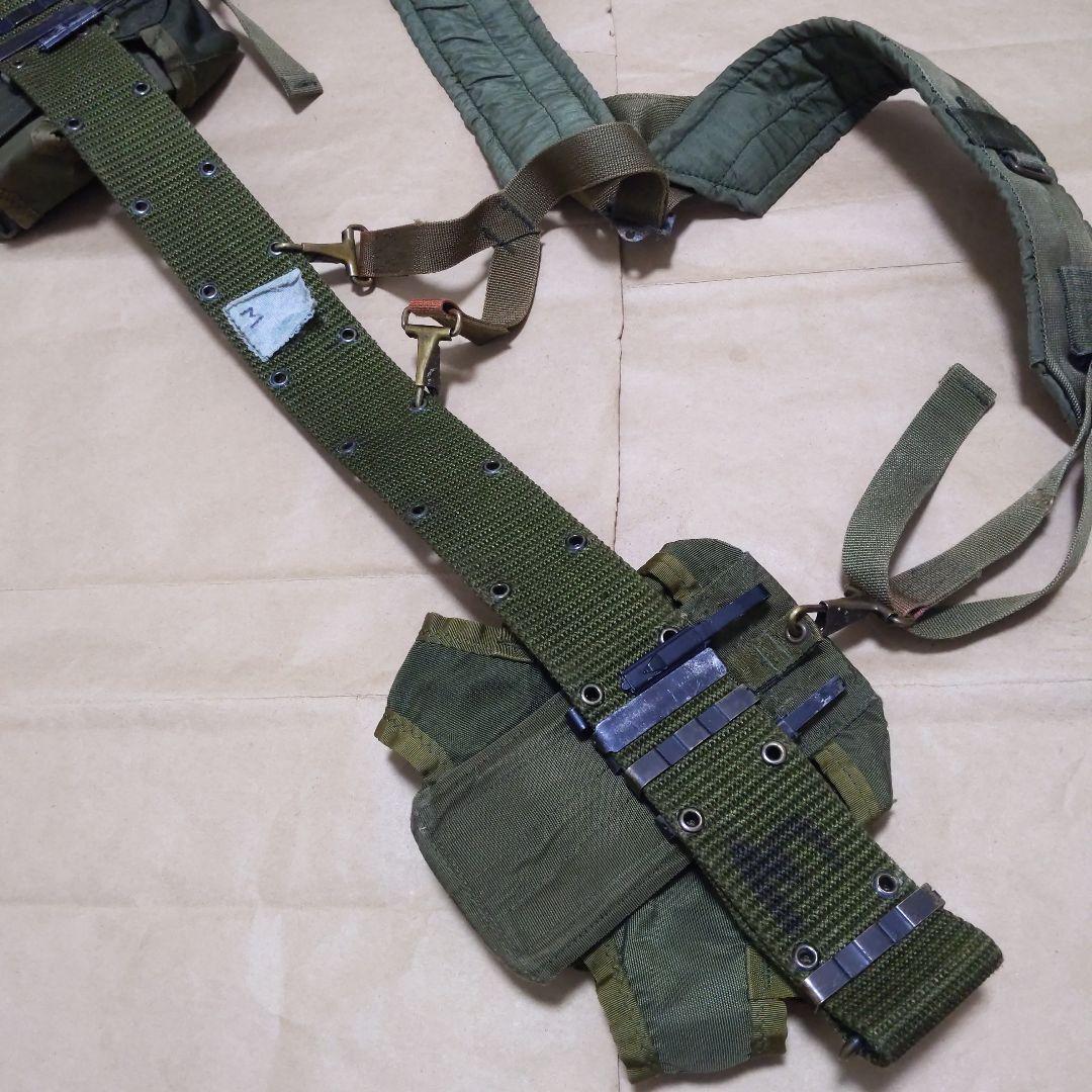 アメリカ軍 ALICE装備LC-1 ベルト/サスペンダー/ポーチ 実物放出中古品