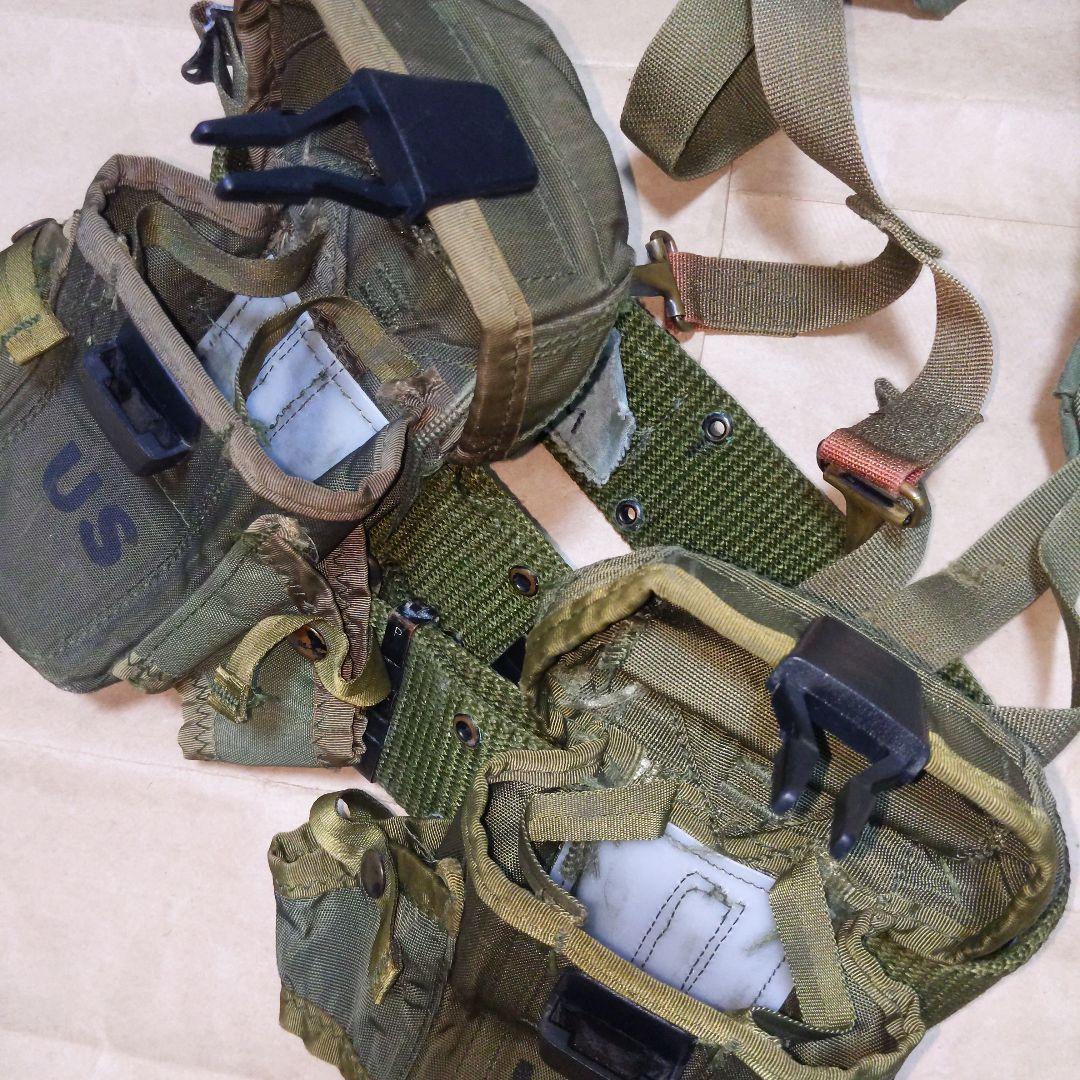 アメリカ軍 ALICE装備LC-1 ベルト/サスペンダー/ポーチ 実物放出中古品