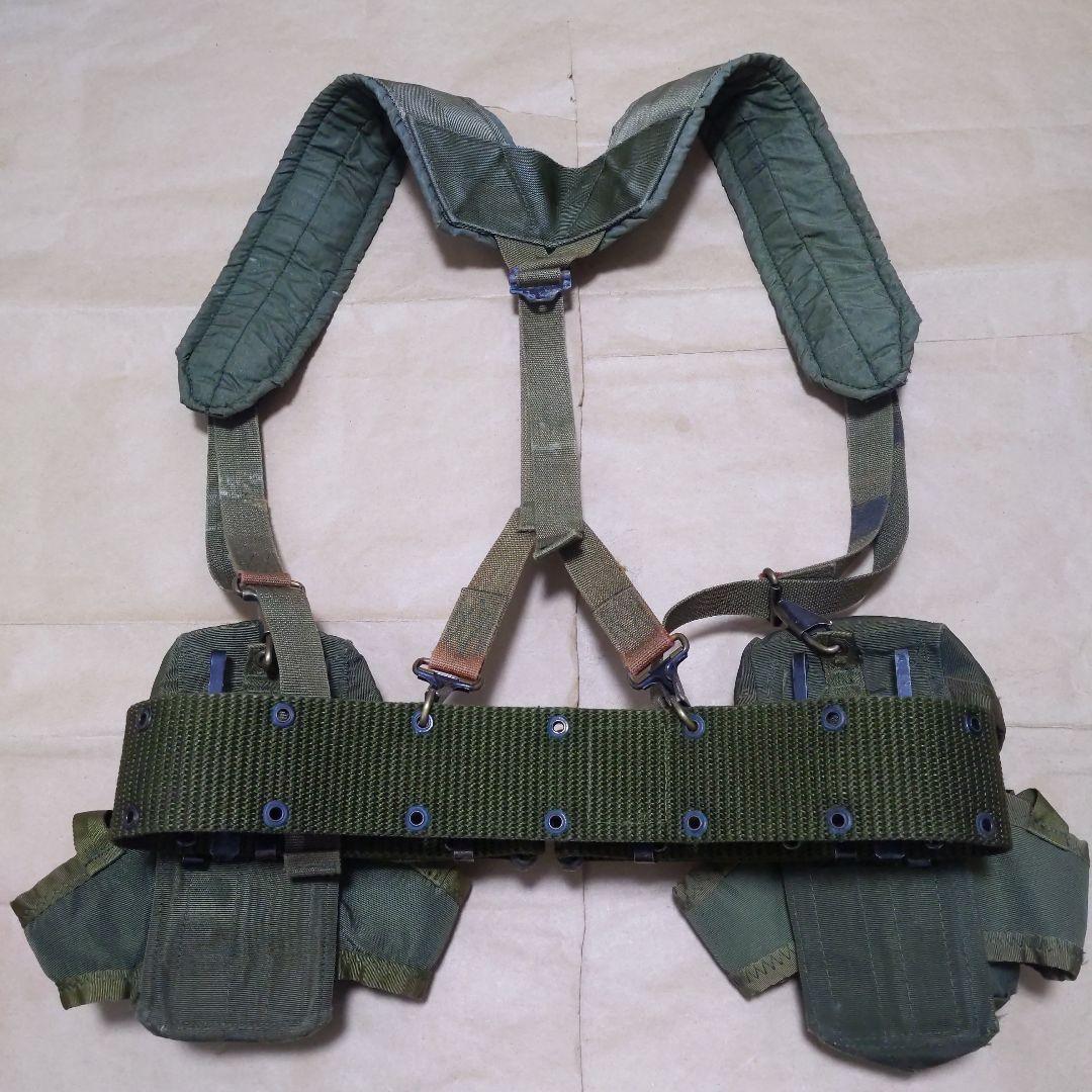 アメリカ軍 ALICE装備LC-1 ベルト/サスペンダー/ポーチ 実物放出中古品