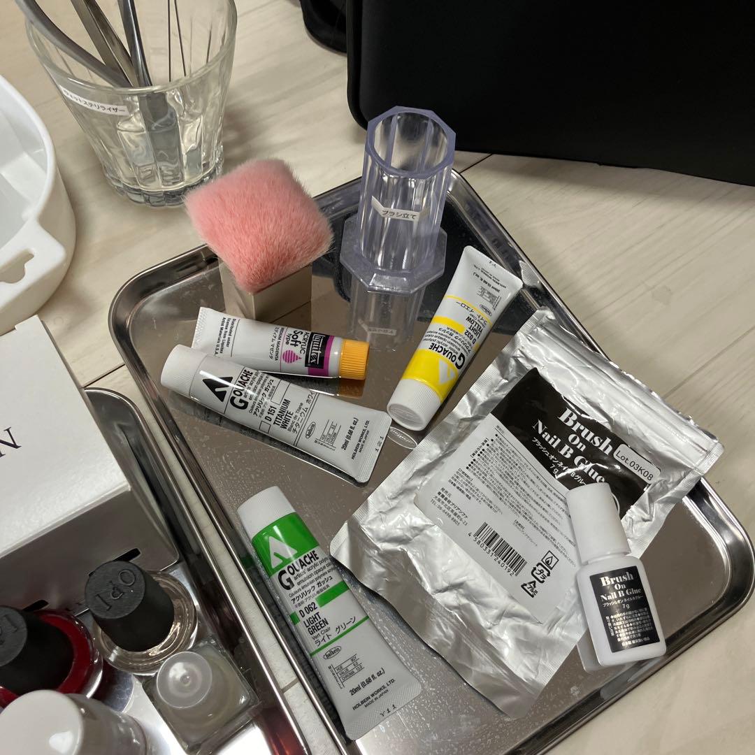 ネイリスト検定3級　セット　ネイルアート用品セット（定価2万円のニッパー付き）