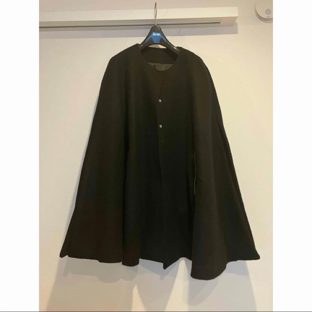 早い者勝ち‼️美品❣️ アンプレガント ポンチョコート黒