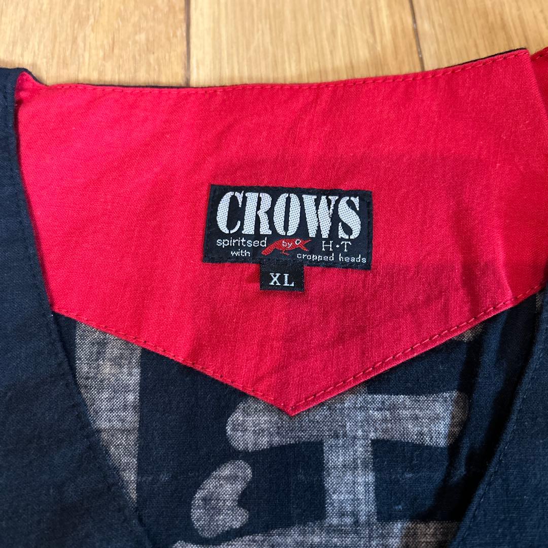 新品　XL クローズ　クロップドヘッズ　ダボシャツ　ブラック　七分