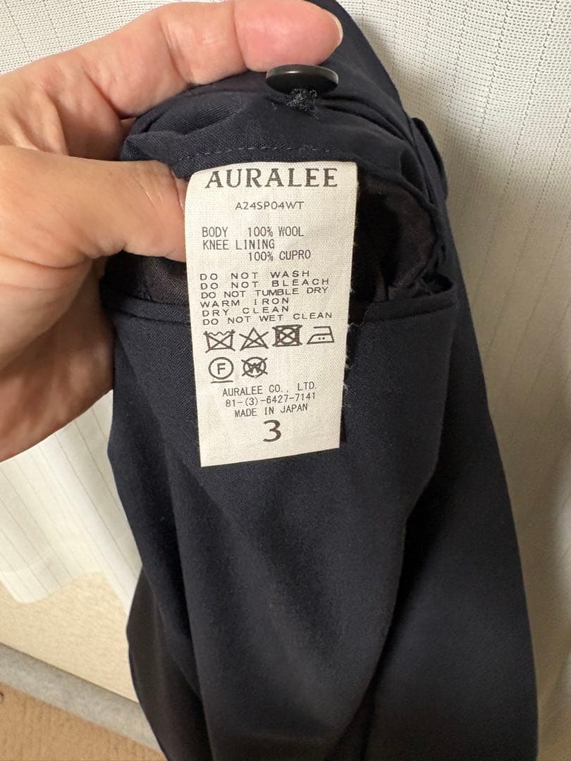 スーツ AURALEE Super Fine Tropical Wool Slacks