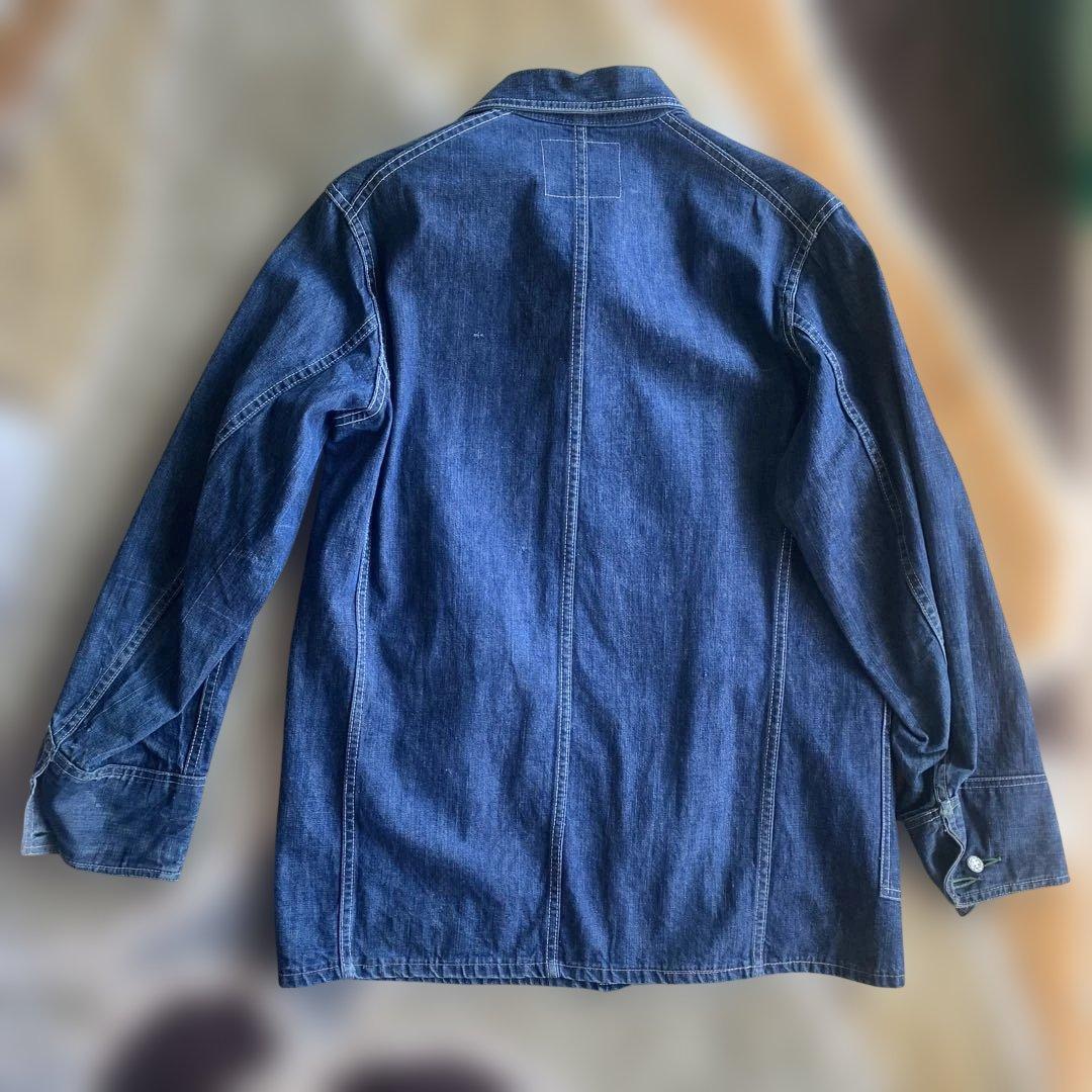 大戦 oshkosh オシュコシュ　カバーオール　濃紺2ポケ　40's