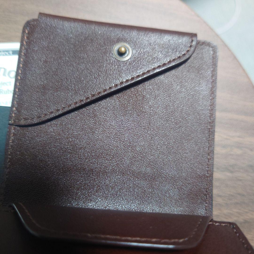 【美品】Breaknot Minitto 二つ折り財布 ブッテーロレザー