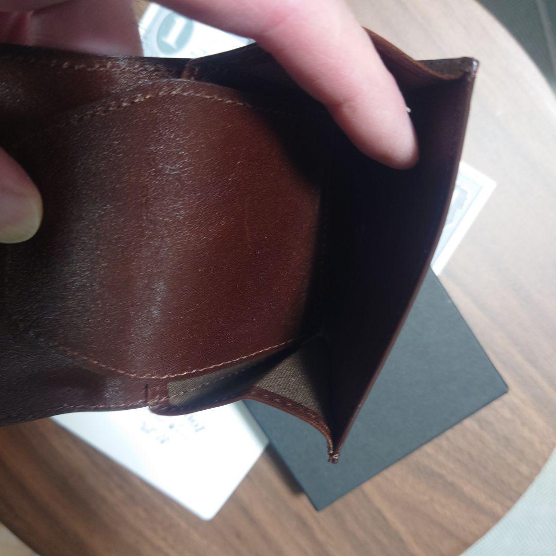 【美品】Breaknot Minitto 二つ折り財布 ブッテーロレザー