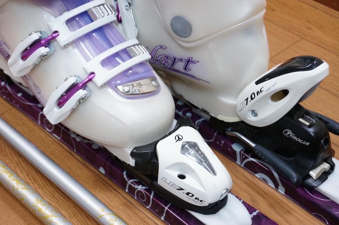 メンテ済 150cm 靴24.5cm PURE CONSCIOUS スキーセット