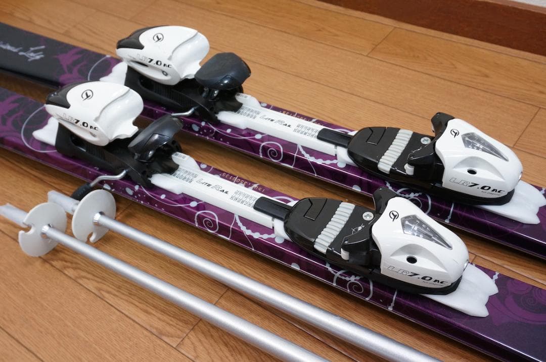 メンテ済 150cm 靴24.5cm PURE CONSCIOUS スキーセット