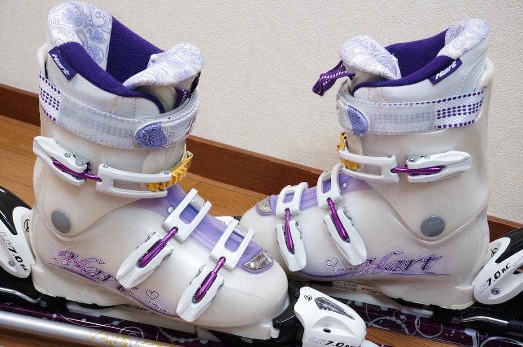 メンテ済 150cm 靴24.5cm PURE CONSCIOUS スキーセット