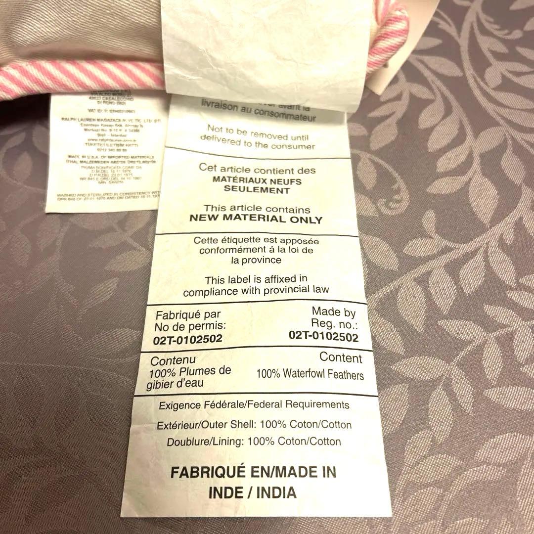 Ralph Lauren ポロベア刺繍クッション 20x20インチ