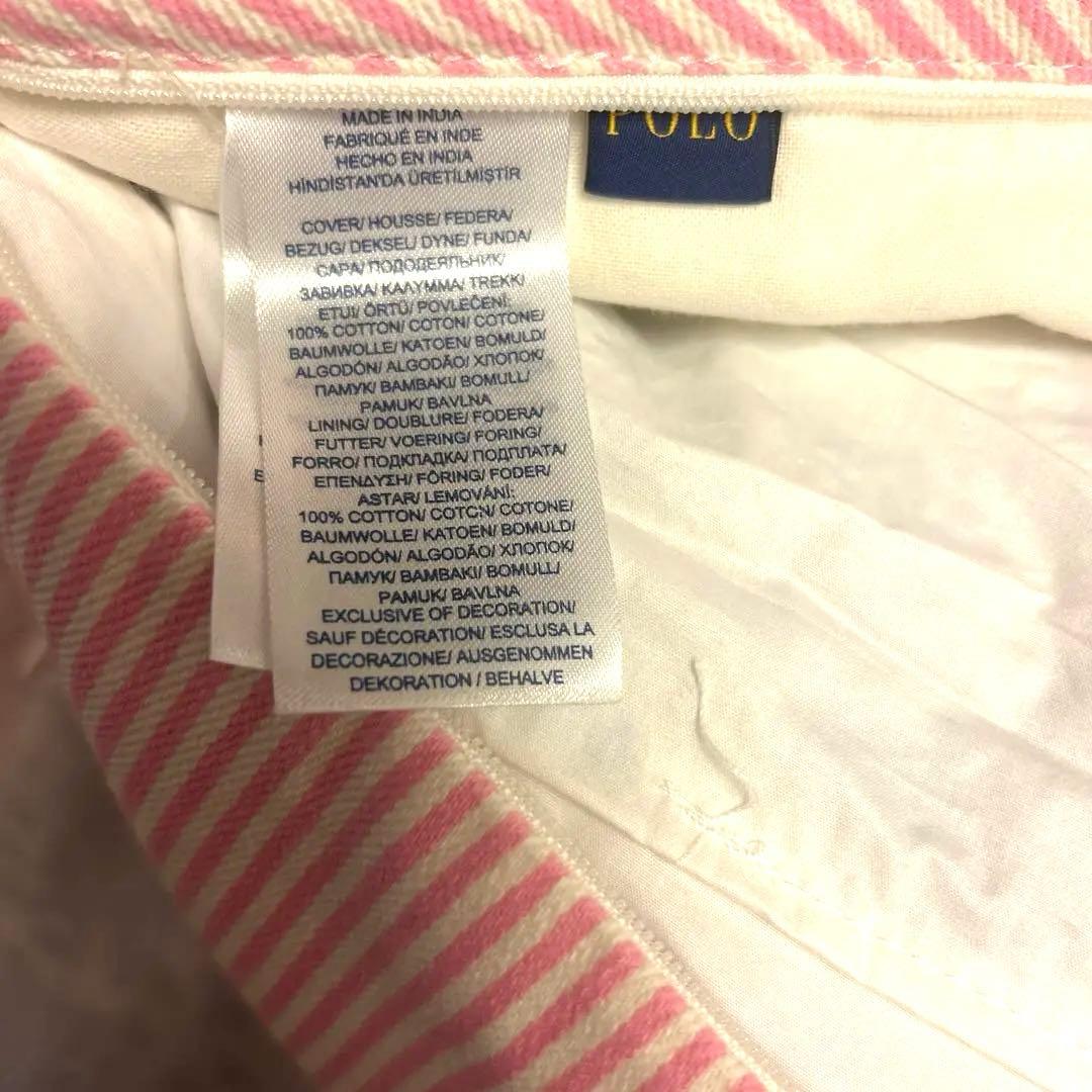 Ralph Lauren ポロベア刺繍クッション 20x20インチ