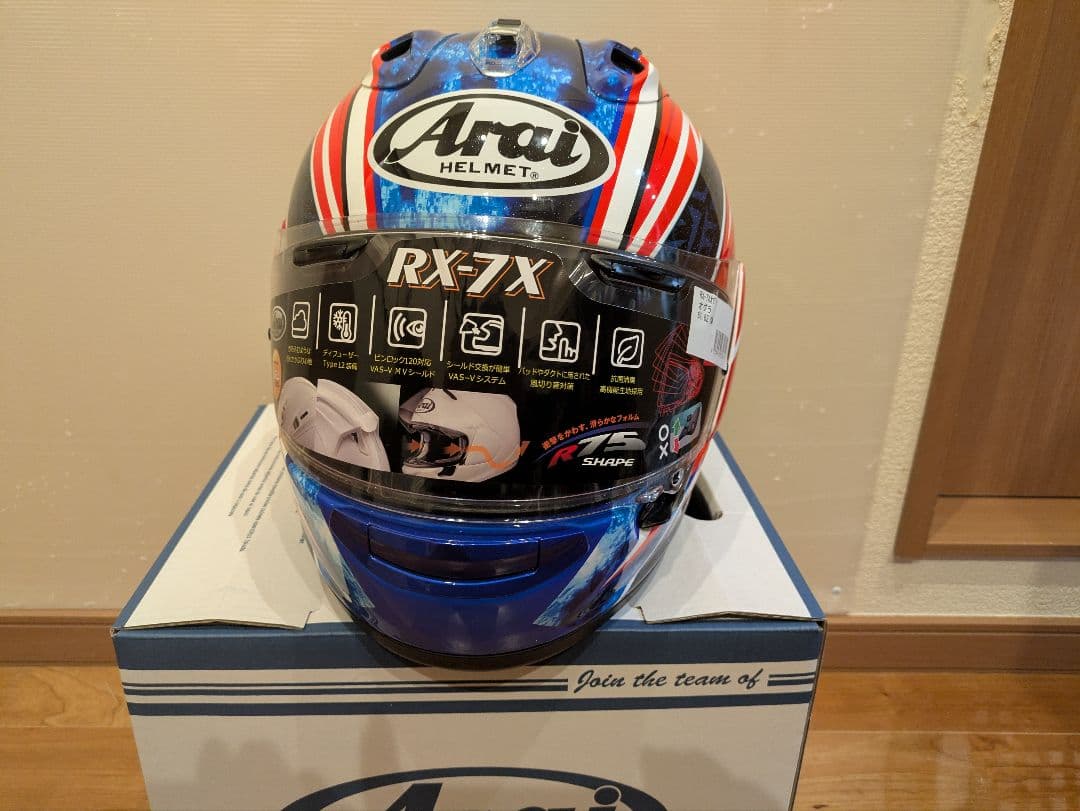 Arai RX-7X フルフェイスヘルメット　小椋藍モデル　サイズ59，60