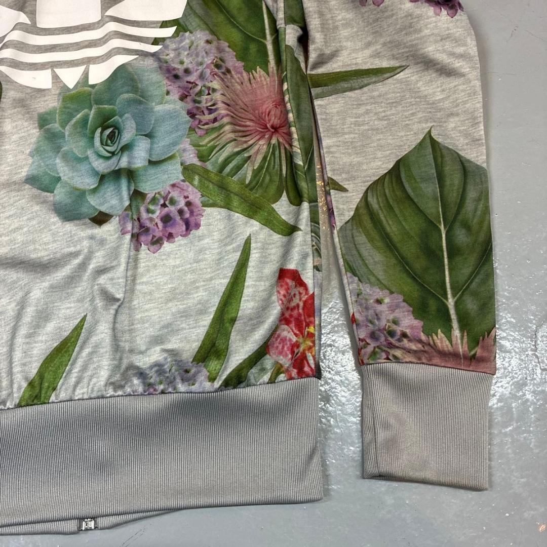 85サイズ　約Mサイズ　adidas アディダス　花柄 トラックジャケット