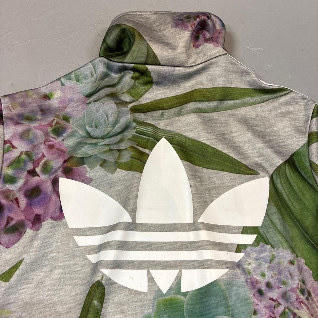 85サイズ　約Mサイズ　adidas アディダス　花柄 トラックジャケット