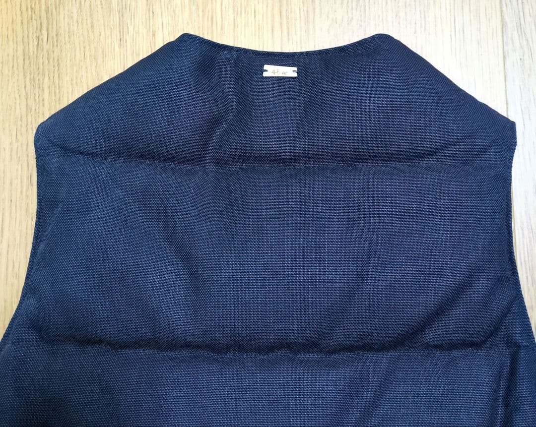 45rpm ダウンベスト インディゴ　レディース