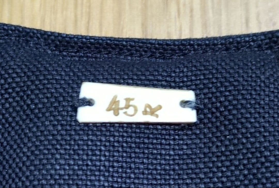 45rpm ダウンベスト インディゴ　レディース