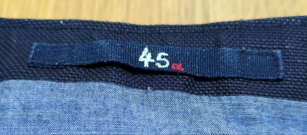 45rpm ダウンベスト インディゴ　レディース