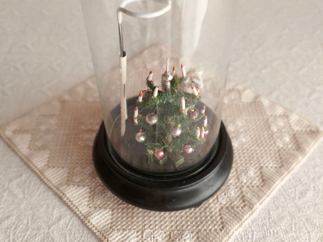 * vintage ✵ ガラスドーム オールドツリーと羊さん