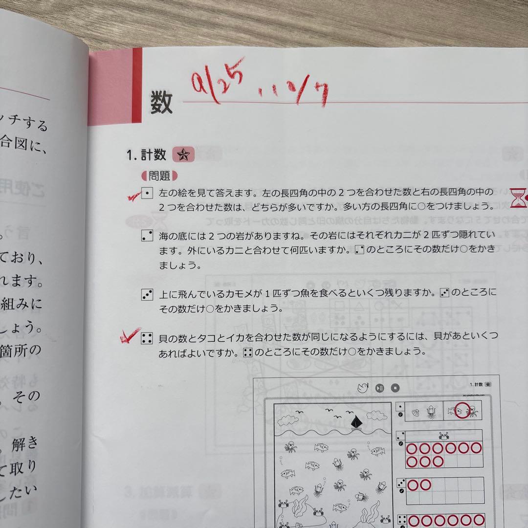 【小学校受験】ジャック ハイレベル領域別問題集5冊＋有名小特訓ワークA.C計7冊