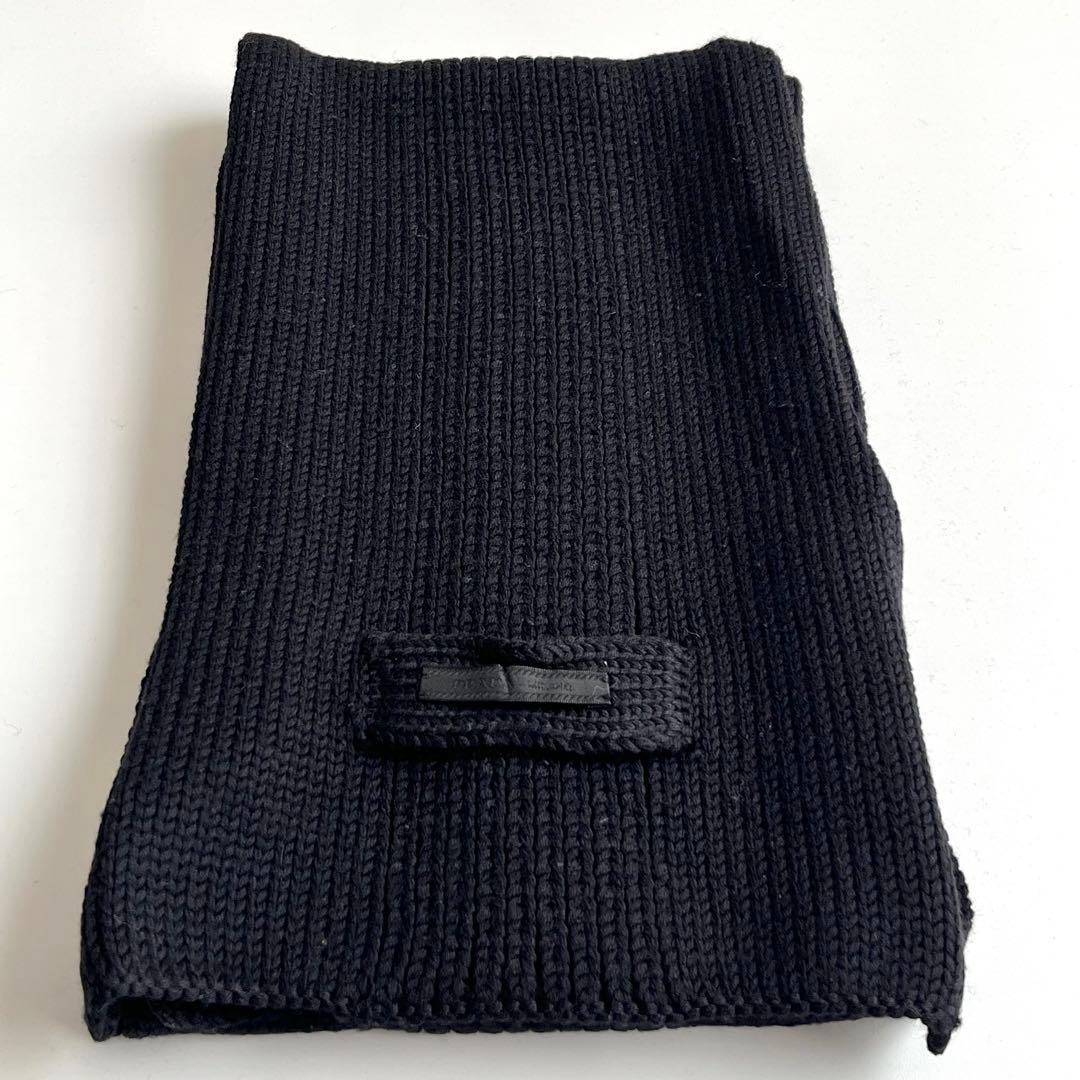 PRADA マフラー　黒　イタリア製　ユニセックス