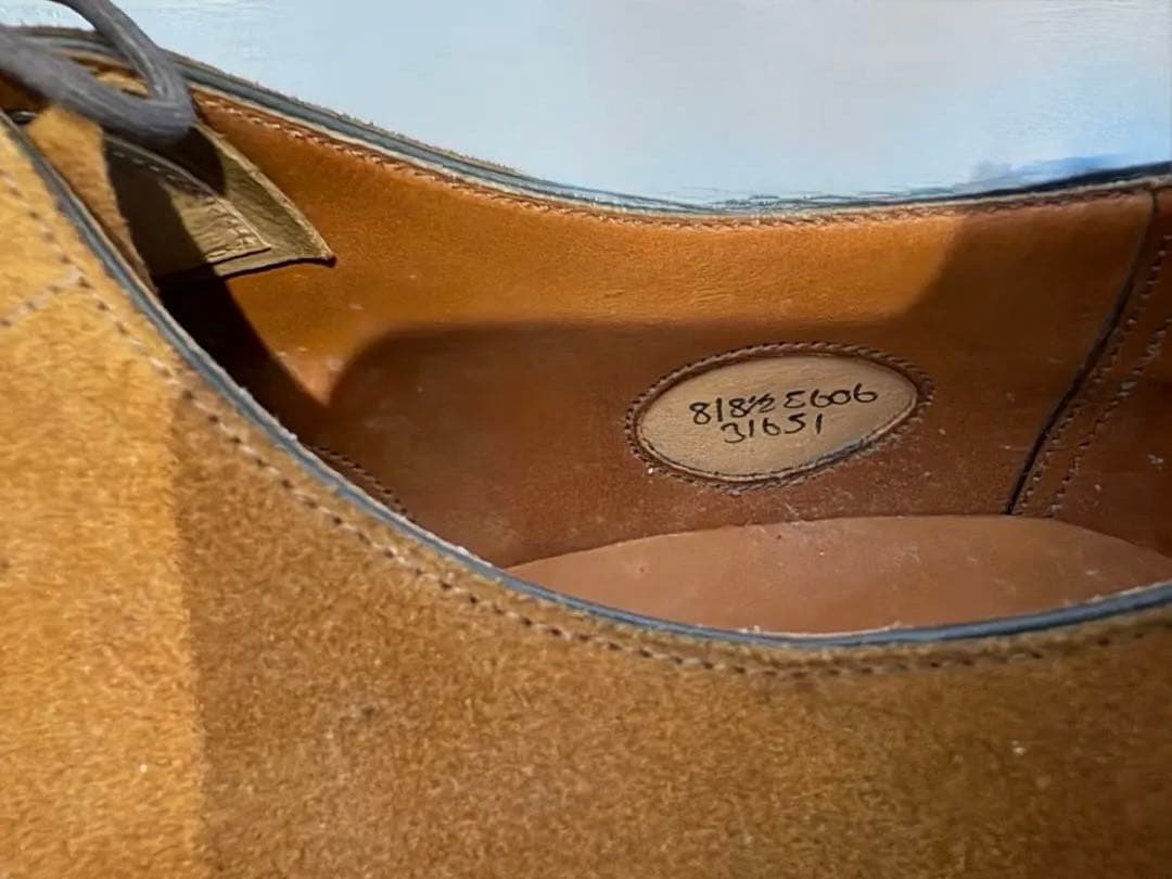 EDWARD GREEN ブラウン スエード ドレスシューズ