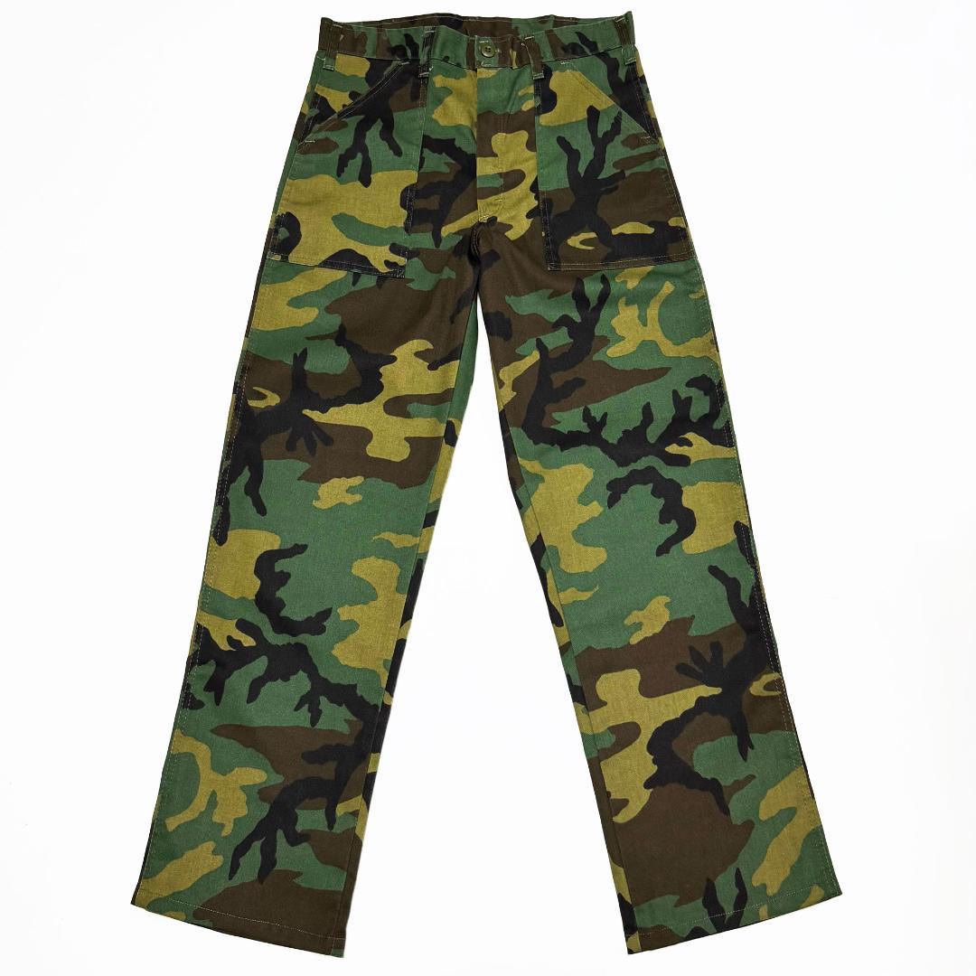 ■GUNG HO/ガンホー ウッドランドカモフラージュベイカーパンツW32美品■