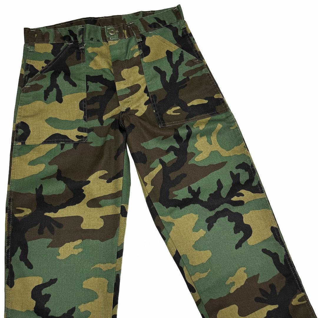 ■GUNG HO/ガンホー ウッドランドカモフラージュベイカーパンツW32美品■