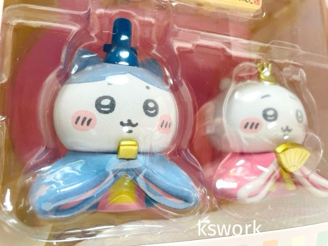 ちいかわ　ちいかわ&ハチワレ　ミニ雛人形