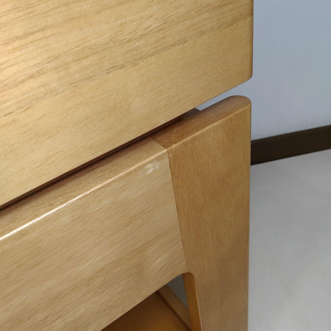 美品　Karimoku/カリモク　ナイトテーブル サイドテーブル　花台　電話台