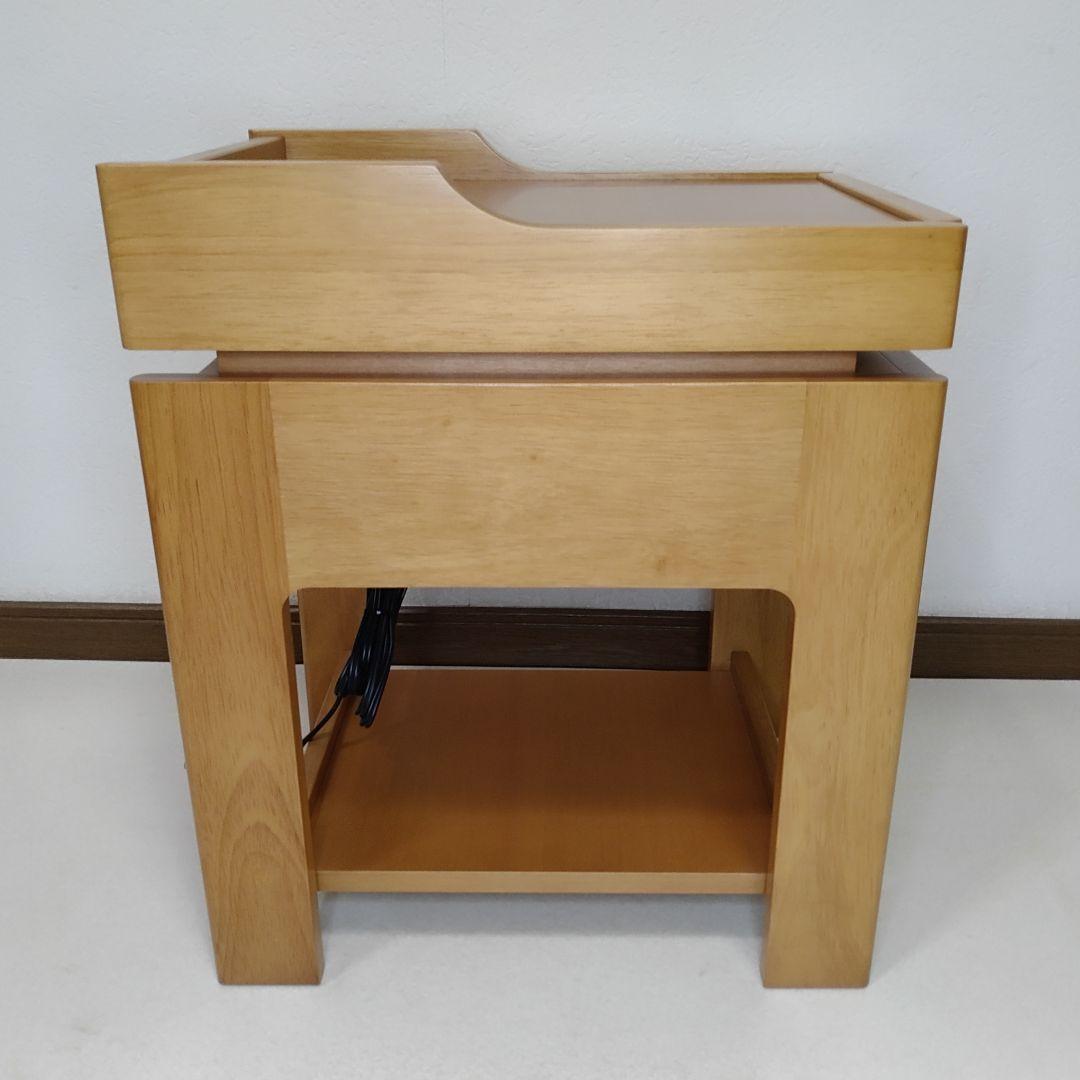 美品　Karimoku/カリモク　ナイトテーブル サイドテーブル　花台　電話台